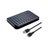 Карман HDD 2,5&Prime; Dynamode, Black, USB 3.0, 1xSATA HDD/ SSD, живлення по USB (DM-CAD-25318)