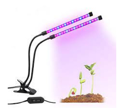 Светодиодная led лампа для растений 2 ветки Wi-Grain с таймером. Фитолампа. USB Светодиодная led лампа для растений 2 ветки Wi-Grain с таймером. Фитолампа. USB