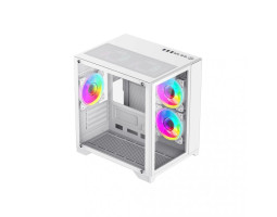 Корпус GameMax Infinity Mini White, без БЖ, Mini Tower, Micro ATX / Mini ITX, 358х275х373 мм, 3.6кг Корпус GameMax Infinity Mini White, без БЖ, Mini Tower, Micro ATX / Mini ITX, 358х275х373 мм, 3.6кг
