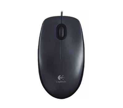 Мышь Logitech M100, Black, USB, оптическая, 1000 dpi, 3 кнопки, 1.8 м (910-006652)