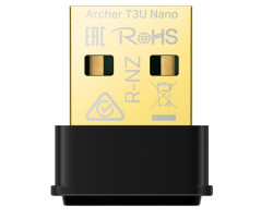 Мережевий адаптер USB TP-Link Archer T3U Nano, Black, 5GHz /  2.4GHz, AC1300 (867 /  400 Мбит/ с), USB -foto3