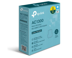 Мережевий адаптер USB TP-Link Archer T3U Nano, Black, 5GHz /  2.4GHz, AC1300 (867 /  400 Мбит/ с), USB -foto2