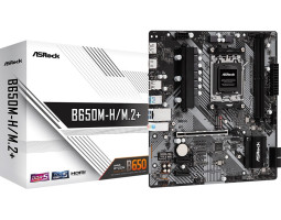 Мат. плата AM5 ASRock B650M-H/ M.2+, 2xDDR5, HDMI/ DP, MicroATX