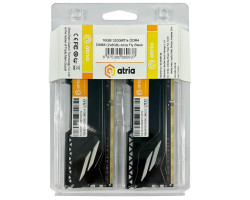 DDR4 8Gb x 2 (16Gb Kit) DDR4, 3200 MHz, Atria Fly, Black, (UAT43200CL18BK2/ 16)-foto2
