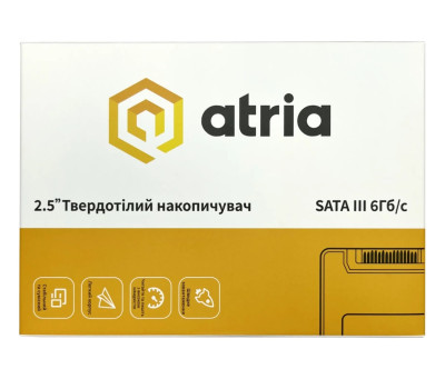Твердотільний накопичувач 256Gb, Atria XT200, SATA3, 2.5