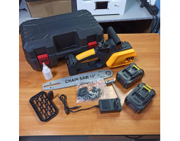 Цепная пила аккумуляторная Electric SAW YELLOW 12″ (21V)-foto3