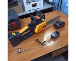Цепная пила аккумуляторная Electric SAW YELLOW 12&Prime; (21V)