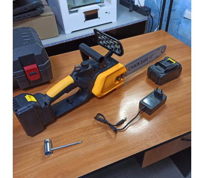 Цепная пила аккумуляторная Electric SAW YELLOW 12″ (21V) Цепная пила аккумуляторная Electric SAW YELLOW 12″ (21V)