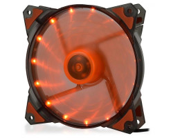 Вентилятор 120mm Crown CMCF-12025S-1223, Black/  Orange, LED подсветка Orange, Molex + 3pin
