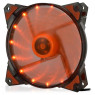 Вентилятор 120mm Crown CMCF-12025S-1223, Black/  Orange, LED подсветка Orange, Molex + 3pin