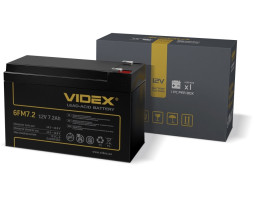 Батарея для ДБЖ 12В 7.2Ач Videx 6FM7.2, Black, 12V, 150x65x95 мм Батарея для ДБЖ 12В 7.2Ач Videx 6FM7.2, Black, 12V, 150x65x95 мм