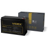 Батарея для ДБЖ 12В 7.2Ач Videx 6FM7.2, Black, 12V, 150x65x95 мм