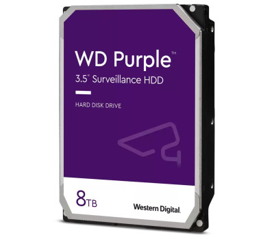 Жорсткий диск 3.5&Prime; 8Tb Western Digital Purple, SATA3, 256Mb, 5640 rpm (WD85PURZ)
