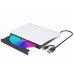Зовнішній оптичний привід Gembird, White, DVD+/ -RW, USB 3.1 /  Type-C (DVD-USB-03-BW)