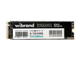Твердотільний накопичувач M.2 512Gb, Wibrand Caiman, (WIM.2SSD/ CA512GB) Твердотільний накопичувач M.2 512Gb, Wibrand Caiman, (WIM.2SSD/ CA512GB)