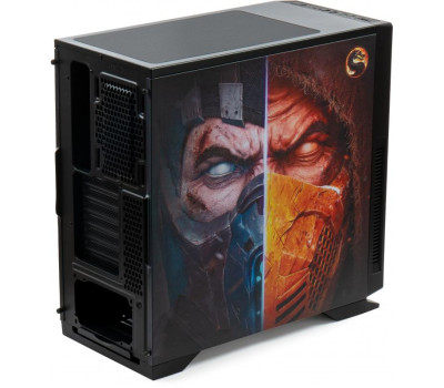 Корпус Vinga Black Widow FATALITY, Miditower, ATX, без БП Корпус Vinga Black Widow FATALITY, Miditower, ATX, без БП