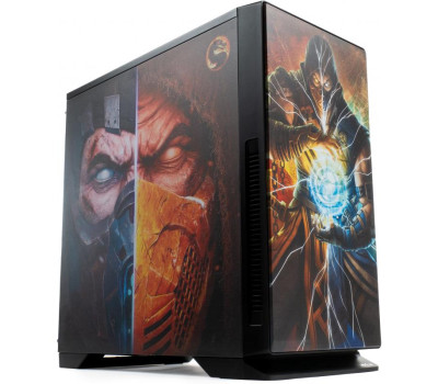 Корпус Vinga Black Widow FATALITY, Miditower, ATX, без БП
