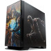 Корпус Vinga Black Widow FATALITY, Miditower, ATX, без БП