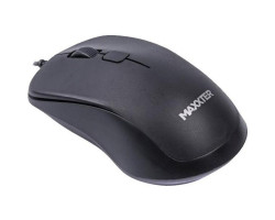 Мышь Maxxter Mc-3B01, Black, USB, оптична, 1000 dpi, 4 кнопки, 1.8 м