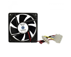 Вентилятор 80 мм, Cooling Baby 8025 4PS, Black, 80x80x25 мм, 2500 об/ мин, 24.3 дБ, Molex