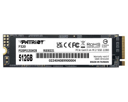 Твердотільний накопичувач M.2 512Gb, Patriot P320, (P320P512GM28)