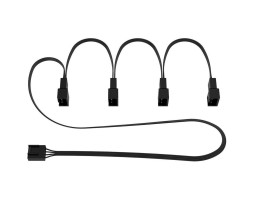 Кабель-сплиттер Arctic для корпусных вентиляторов,  Black, 4x4-pin, 70 см (ACCBL00007A)