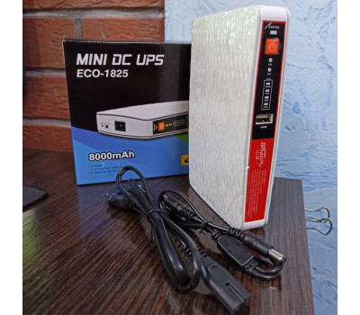 ИБП для роутера Shanpu UPS-18W DC::4,5/ 9/ 12V, 1/ 2A, Li-ion 4x2200mAh, 160x105x33mm, BOX