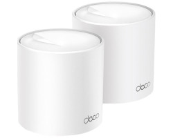 Роутер TP-LINK Deco X50 (2-pack), White, AX3000, Wi-Fi 6, до 3000 Mb/ s, 1x100/ 1000 Mb/ s