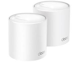 Роутер TP-LINK Deco X50 (2-pack), White, AX3000, Wi-Fi 6, до 3000 Mb/ s, 1x100/ 1000 Mb/ s Роутер TP-LINK Deco X50 (2-pack), White, AX3000, Wi-Fi 6, до 3000 Mb/ s, 1x100/ 1000 Mb/ s