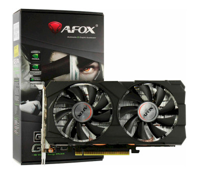 Відеокарта GeForce GTX 1660 Ti, AFOX, 6Gb GDDR6, 192-bit, (AF1660TI-6144D6H4) Відеокарта GeForce GTX 1660 Ti, AFOX, 6Gb GDDR6, 192-bit, (AF1660TI-6144D6H4)