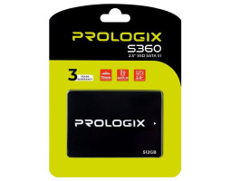 Твердотільний накопичувач 512Gb, ProLogix S360, SATA3, 2.5