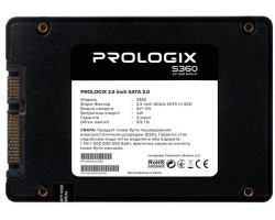 Твердотільний накопичувач 512Gb, ProLogix S360, SATA3, 2.5