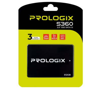 Твердотільний накопичувач 512Gb, ProLogix S360, SATA3, 2.5 Твердотільний накопичувач 512Gb, ProLogix S360, SATA3, 2.5