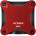 Зовнішній накопичувач SSD, 1Tb, ADATA SD620, Red, USB 3.2, 520 /  460 MB/ s (SD620-1TCRD)