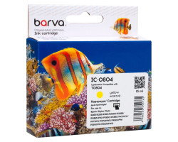 Картридж Epson T0804, Yellow, P50, PX660/ 660+/ 720WD/ 730WD/ 820FWD/ 830FWD, 13 мл, Barva (C13T08044010 