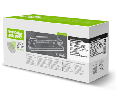 Картридж HP 59X (CF259X), Black, LJ Pro M304/ M404/ M428, 10 000 стор, ColorWay (CW-H259MXC)