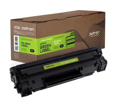 Картридж HP 85A (CE285A), Black, LJ P1102/ M1132/ M1212/ M1214/ M1217, 1600 стор, Patron Green (PN-85A/ 7