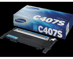 Картридж Samsung CLT-C407S, Cyan, CLP-320/ 325, CLX-3185, 1000 стор (ST998A)