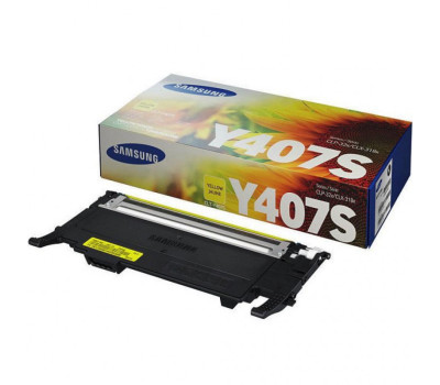 Картридж Samsung CLT-Y407S, Yellow, CLP-320/ 325, CLX-3185, 1000 стор (SU476A)