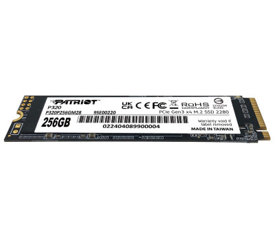 Твердотільний накопичувач SSD M.2 256Gb, Patriot P320, (P320P256GM28)