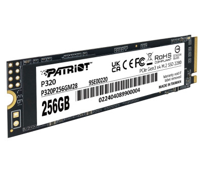 Твердотільний накопичувач SSD M.2 256Gb, Patriot P320, (P320P256GM28) Твердотільний накопичувач SSD M.2 256Gb, Patriot P320, (P320P256GM28)