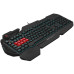 Клавіатура Bloody B318 Black, USB, ігрова, мультимедійна, захист від вологи, 8 Light strike