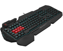 Клавіатура Bloody B318 Black, USB, ігрова, мультимедійна, захист від вологи, 8 Light strike-foto2