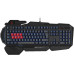 Клавіатура Bloody B318 Black, USB, ігрова, мультимедійна, захист від вологи, 8 Light strike