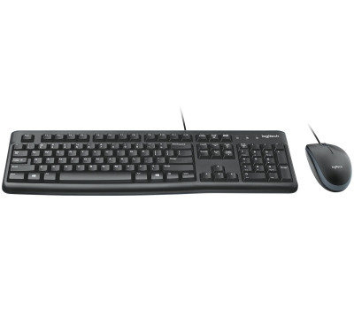 Комплект Logitech MK120, Black, USB