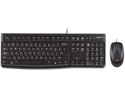 Комплект Logitech MK120, Black, USB