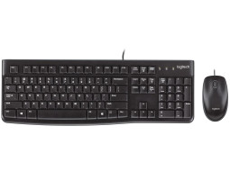 Комплект Logitech MK120, Black, USB