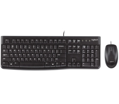 Комплект Logitech MK120, Black, USB