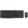 Комплект Logitech MK120, Black, USB