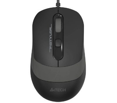 Миша A4Tech Fstyler FM10ST, Grey, USB/ USB-C, оптична, 600-1600 dpi, 3 кнопки, 1.5 м